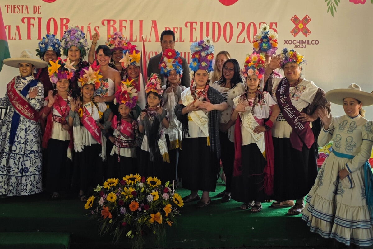 Xochimilco brilla una vez más con La Flor Más Bella Del Ejido 2025, una festividad que exalta la identidad mexicana